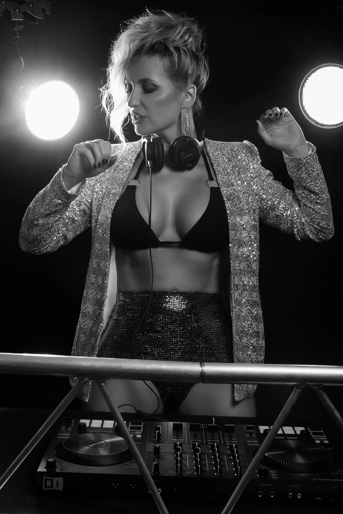 Juliette singt live in einer Bühnenperformance